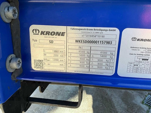 2024 krone sd oplegger - afbeelding 19 van  36