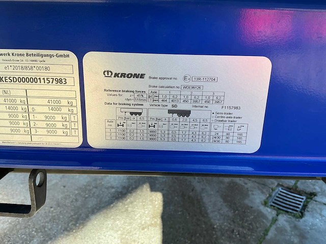 2024 krone sd oplegger - afbeelding 20 van  36
