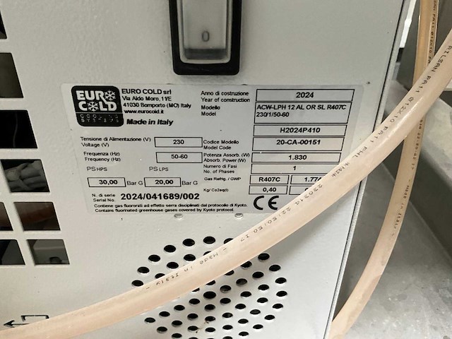 2024 la parmigiana rz 150 pasta persmachine - afbeelding 19 van  20