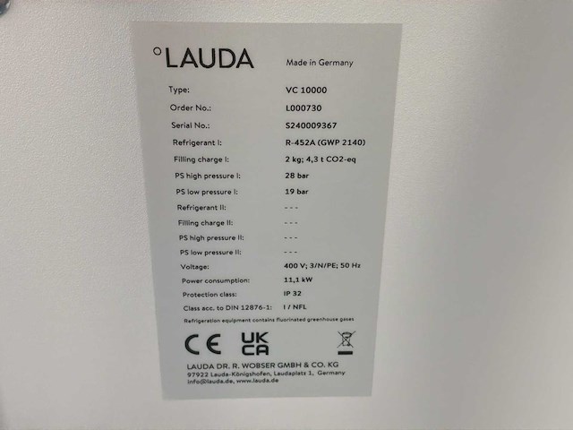 2024 lauda variocool vc 10000 circulatiekoeler - afbeelding 5 van  5