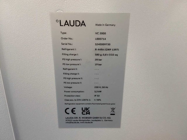 2024 lauda variocool vc 2000 circulatiekoeler - afbeelding 3 van  3