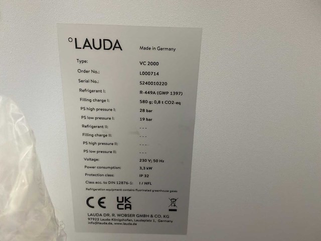 2024 lauda variocool vc 2000 circulatiekoeler - afbeelding 3 van  3