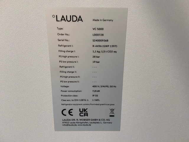 2024 lauda variocool vc 5000 circulatiekoeler - afbeelding 1 van  5