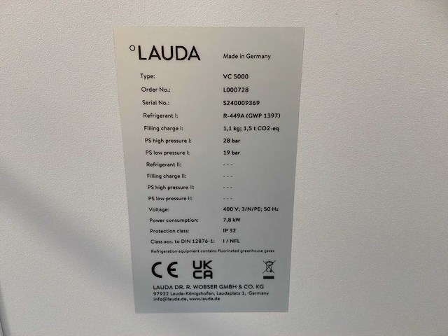 2024 lauda variocool vc 5000 circulatiekoeler - afbeelding 5 van  5