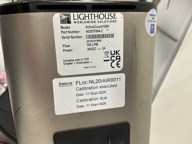 2024 lighthouse activecount 100h high-performance draagbare actieve luchtsampler - afbeelding 4 van  4