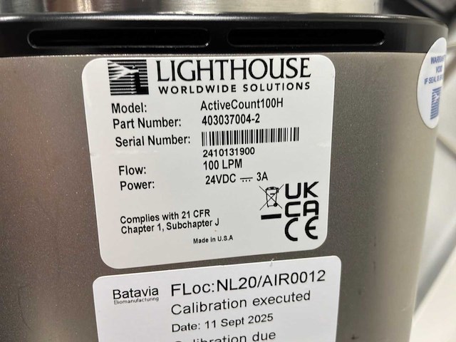 2024 lighthouse activecount 100h high-performance draagbare actieve luchtsampler - afbeelding 4 van  4