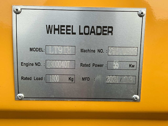 2024 ltmg lt918 shovel - afbeelding 22 van  53