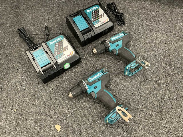 2024 makita ddf482 boormachine (2x) - afbeelding 1 van  8