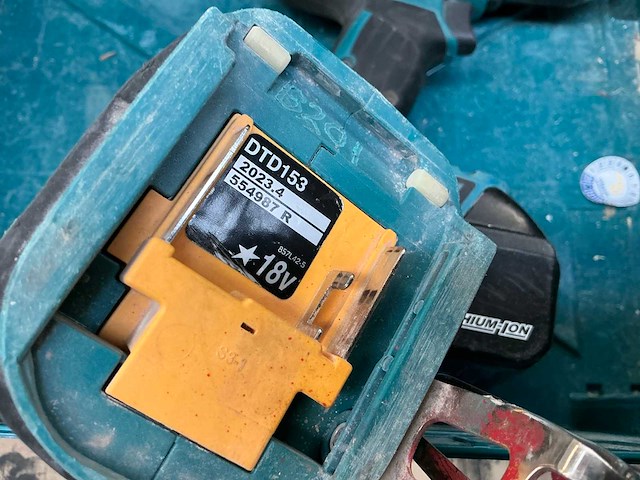 2024 makita ddf482/dtd153 boorschroefmachine set - afbeelding 4 van  4