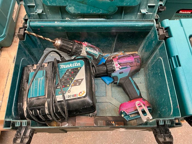 2024 makita ddf484 boormachine (2x) - afbeelding 2 van  4