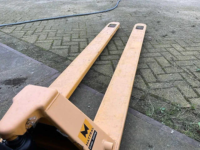 2024 mattral xn25b hand hydraulische palletwagen - afbeelding 7 van  8