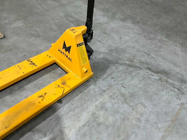 2024 mattral xn25e hand hydraulische palletwagen - afbeelding 3 van  4