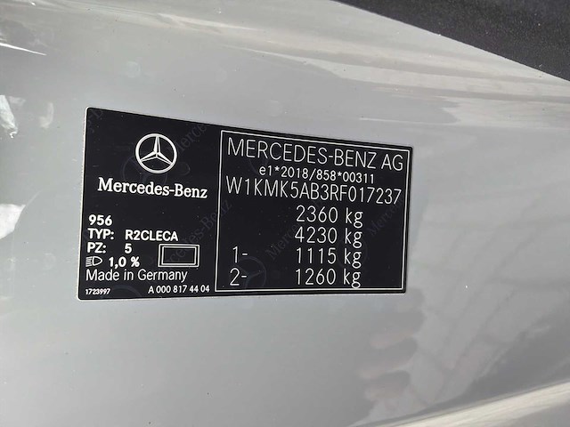 2024 mercedes-benz 200 amg line cle cabriolet personenauto - afbeelding 27 van  33
