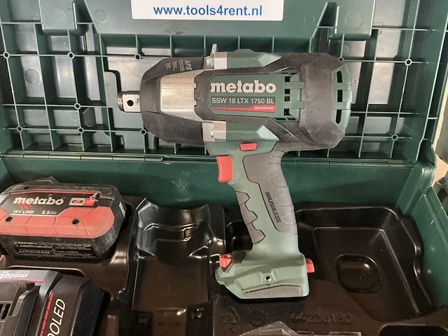2024 metabo ssw 18 ltx 1750 bl accu slagmoersleutel (2x) - afbeelding 7 van  11