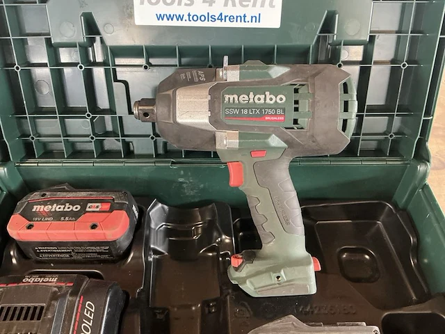 2024 metabo ssw 18 ltx 1750 bl accu slagmoersleutel (2x) - afbeelding 9 van  11