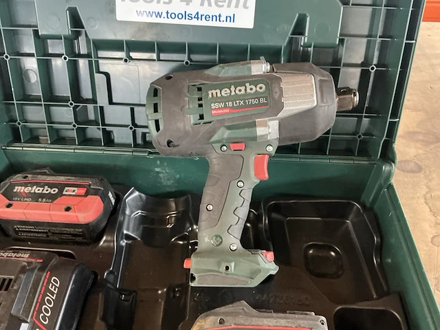 2024 metabo ssw 18 ltx 1750 bl accu slagmoersleutel (2x) - afbeelding 10 van  11
