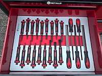 2024 metallo 13 lades 10 gevuld gereedschap wagen gevuld - afbeelding 3 van  20