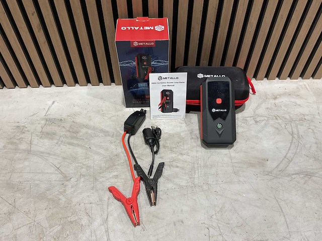 2024 metallo 3000a accu booster/startpack - afbeelding 3 van  9
