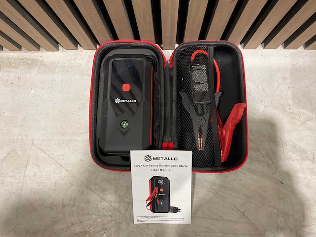 2024 metallo 3000a accu booster/startpack - afbeelding 7 van  9
