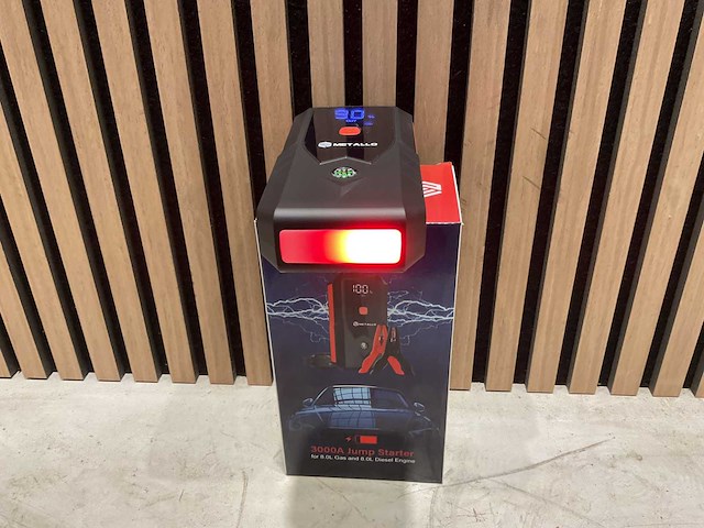 2024 metallo 3000a accu booster/startpack - afbeelding 5 van  9