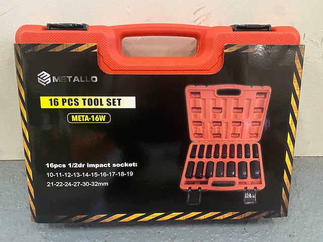 2024 metallo meta-16w krachtdoppenset - afbeelding 3 van  5