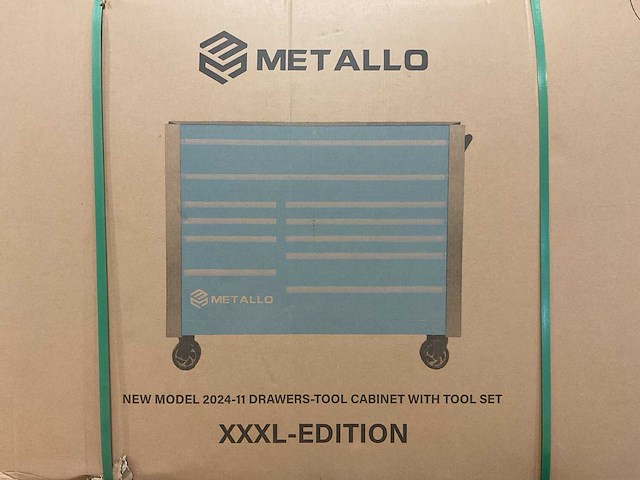 2024 metallo xxxl-edition meta-11hs9g gereedschapswagen - afbeelding 3 van  8