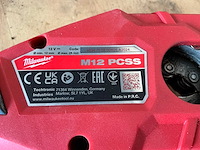 2024 milwaukee m12 pcss pijpsnijder - afbeelding 4 van  4