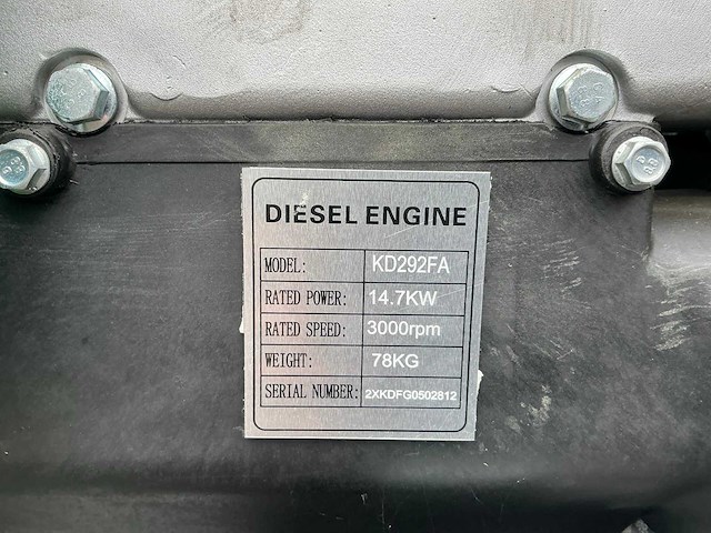 2024 mkdr minitractor met frees 1100mm ongebruikt - afbeelding 21 van  31