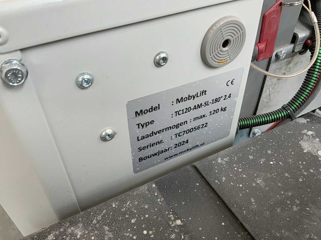 2024 mobilift tc120-am-sl-180* 2.4 vacuümheffer - afbeelding 4 van  6