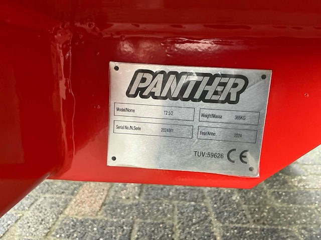 2024 panther t2.5/2 dumper aanhanger - afbeelding 3 van  12