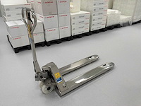 2024 qnd ss304 inox handpalletwagen - afbeelding 1 van  3