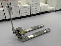 2024 qnd ss304 inox handpalletwagen - afbeelding 1 van  3
