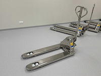 2024 qnd ss304 inox handpalletwagen - afbeelding 2 van  3