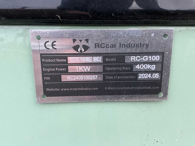 2024 rccar industry rc-g100 e-scooter ongebruikt - afbeelding 32 van  38