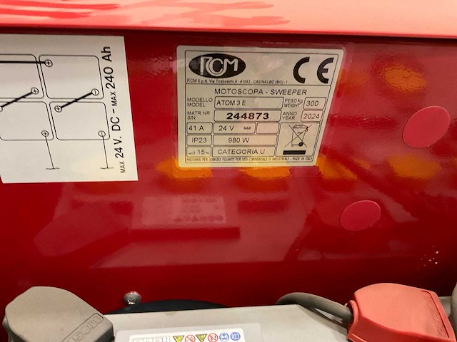 2024 rcm atom 3 e veegmachine - afbeelding 12 van  15