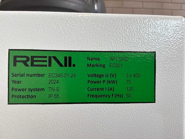 2024 reni eco 01 wfi distributie skid - afbeelding 2 van  8