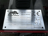 2024 rhino-cross ndi625 mini bobcat - afbeelding 4 van  9