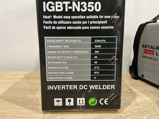 2024 royalkraft igbt-n350 draagbaar lasapparaat - afbeelding 8 van  9