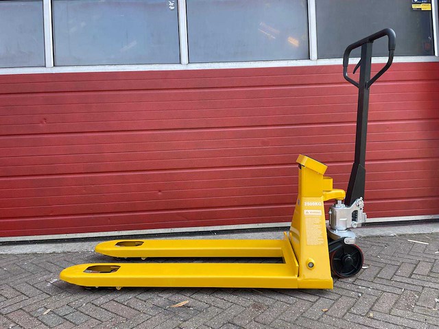 2024 rte 2500kg hydraulische palletwagen met weegschaal - afbeelding 1 van  2