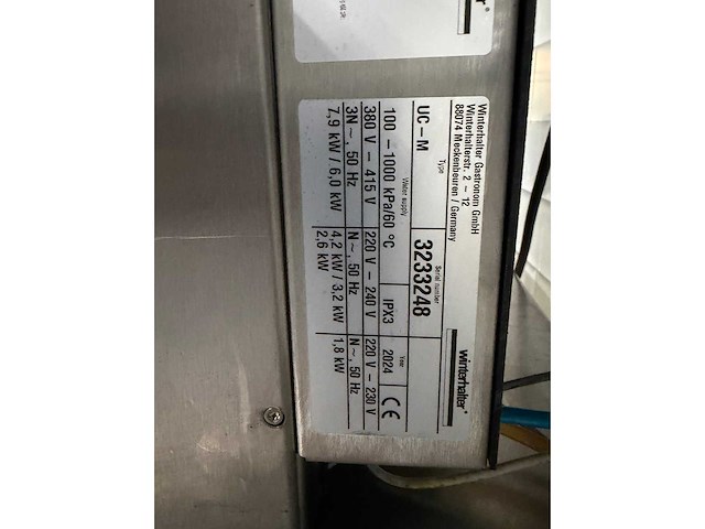 2024 rvs winterhalter - uc-m - glazenspoelmachine - afbeelding 5 van  9