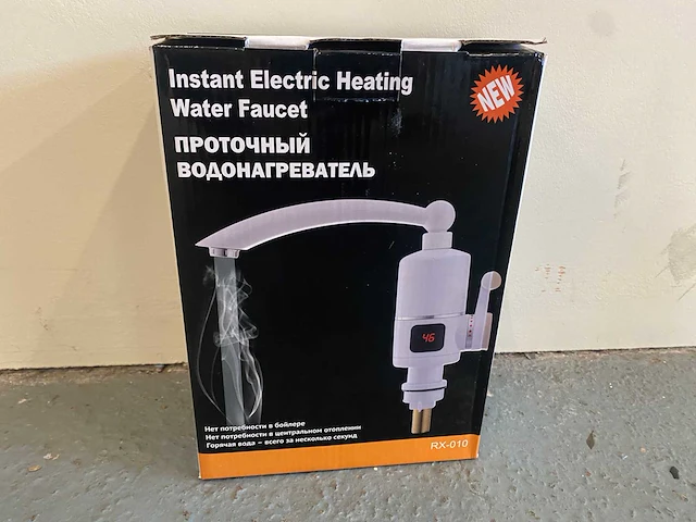 2024 rx-010 30°c-60°c elektrische warmwaterkraan - afbeelding 2 van  3