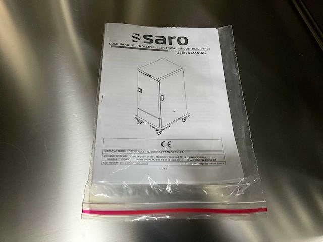 2024 saro kbw-21 gekoelde banquet wagen - afbeelding 10 van  13