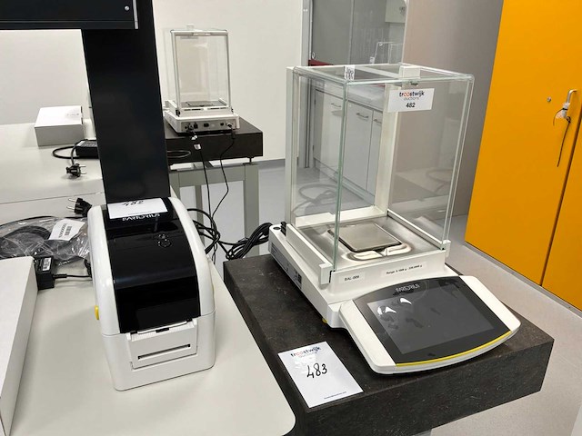 2024 sartorius cubis mca224s-2500-u analytisch laboratoriumbalans - afbeelding 1 van  6