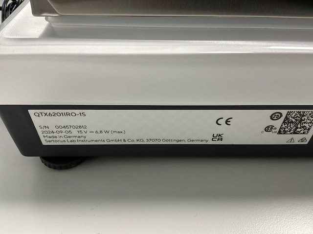 2024 sartorius qtx6201iro-1s precisieschaal - afbeelding 3 van  3