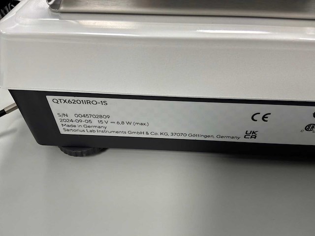 2024 sartorius qtx6201iro-1s precisieschaal - afbeelding 4 van  4