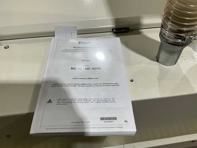 2024 scm me40tr automatische kantenaanlijmmachine - afbeelding 8 van  17