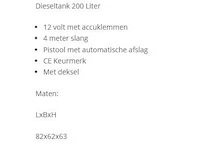 2024 sempre serbatoio 200l diesel opslagtank - afbeelding 2 van  10