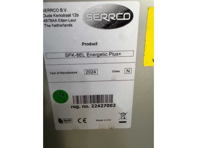 2024 serrco - sfk-8el energetic plus - fustkoeling - afbeelding 6 van  8