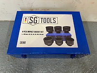 2024 sg tools cr-mo 6st krachtdoppenset - afbeelding 1 van  1