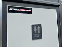 2024 stahlworks single 1310x1100x2360 sanitairunit / toiletunit - afbeelding 22 van  25